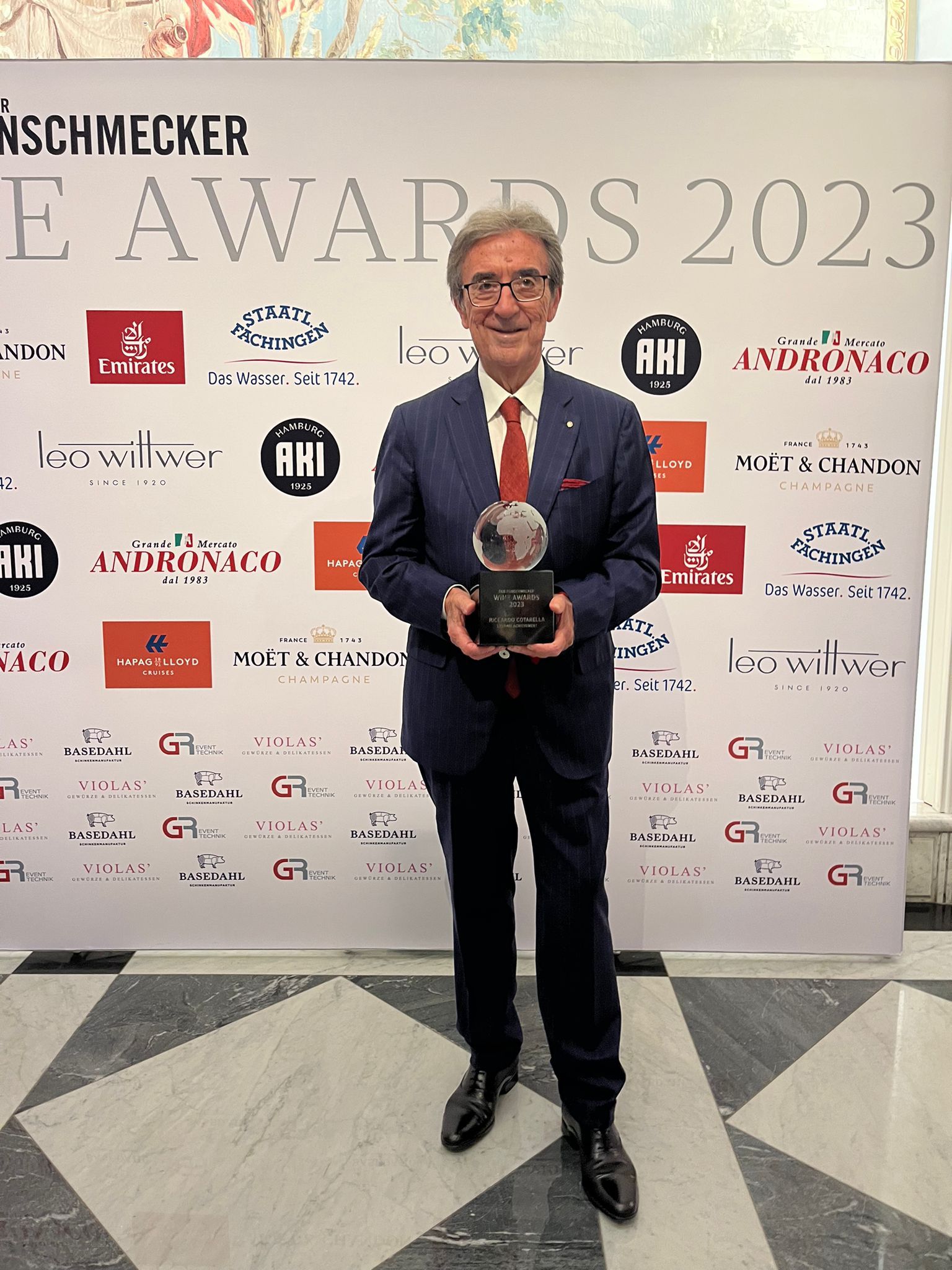 Riccardo Cotarella: A Legacy of Excellence at Wine Awards 2023